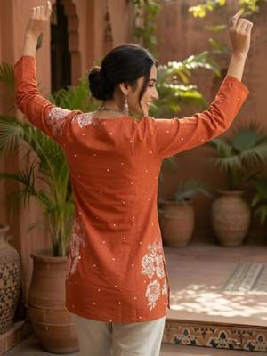 Short kurta printed 1