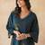Printed pure cotton a-line kurta