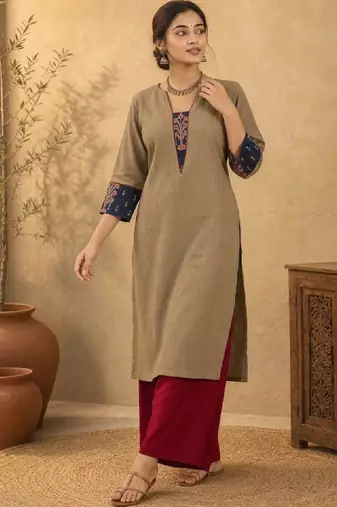 Women thread work kurta