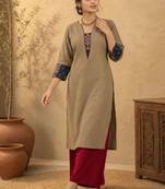 Women thread work kurta