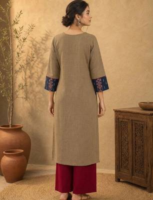 Women thread work kurta 3