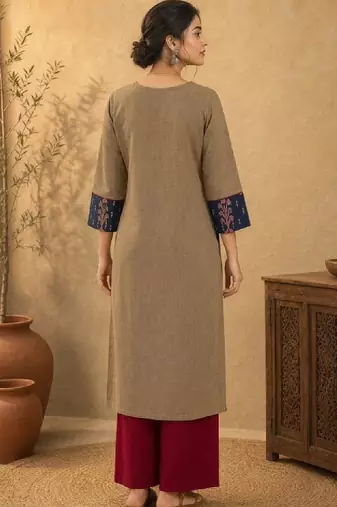 Women thread work kurta