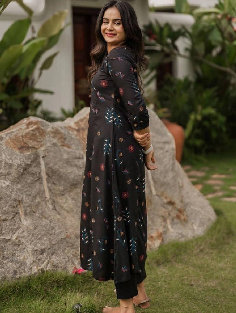 Women floral printed kurta