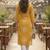 Women ethnic motifs printed thread work kurta