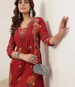 Women floral printed floral kurta