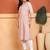 Women printed thread work indie prints kurta
