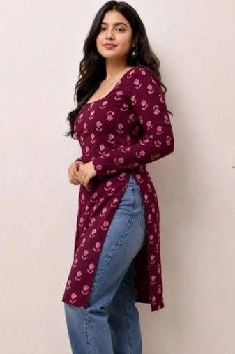 Women floral printed floral kurta