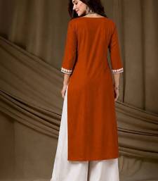 Women embroidered thread work kurta