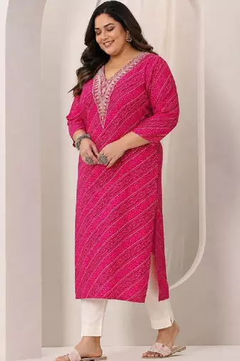Women thread work kurta
