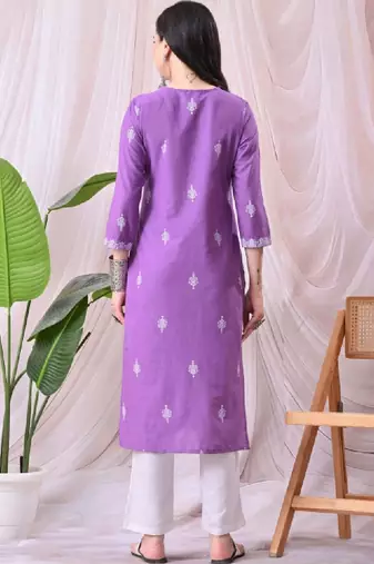 Women thread work kurta