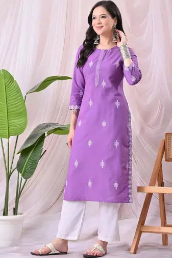 Women thread work kurta