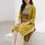 Women ethnic motifs printed mirror work kurta