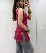 Women ethnic motifs printed kurta