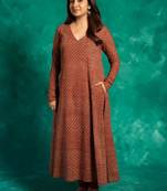 Women ethnic motifs printed anarkali kurta