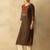 Women ethnic motifs printed mirror work indie prints kurta