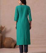Women embroidered thread work kurta