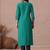 Women embroidered thread work kurta
