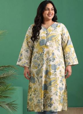 Women floral printed floral kurta 2