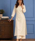 Women chanderi silk kurta