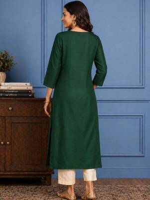 Women chanderi silk kurta 3