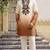 Multicolor printed cotton blend thigh length men kurta