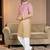 Multi color digital printed straight men kurta