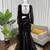 Black faux georgette choli sharara set
