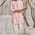 Buy designer light pink silk kurta pajama set