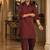 Buy maroon cotton silk pathani kurta pajama set