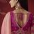 shaded baby pink dola silk blend with zari weaving party wear saree