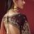 shaded salmon & maroon dola silk blend with zari weaving party wear saree