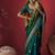multicolour dola silk blend with zari weaving party wear saree