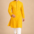 Yellow Heavy Rayon Lakhnavi Sequin Thread Work Ethnic Festive Wear Kurta With Pyjama