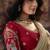 beige organza sequince work party wear saree
