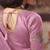 baby pink organza sequince work party wear saree