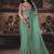 sky blue sequince work party wear saree