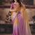 multicolor satin sequince work party wear saree