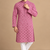 Dusty Pink Trending Heavy Rayon Lakhnavi Sequin Thread Work Ethnic Festive Wear Kurta With Pyjama