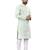 SkyBlue Lakhnavi Thread Work Design Fabric Thai Silk Ethnic Festive Wear Kurta Pyjama
