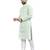 SkyBlue Lakhnavi Thread Work Design Fabric Thai Silk Ethnic Festive Wear Kurta Pyjama