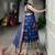 Women's Tussar Silk Ajrakh Print Lehenga Choli with Mirror Work and Dupatta for Navratri Garba Wear