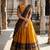 Beautiful South Indian Style Semi-Stitched Half Saree with Blouse and Dupatta for Women