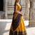 Beautiful South Indian Style Semi-Stitched Half Saree with Blouse and Dupatta for Women
