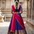 Beautiful South Indian Style Semi-Stitched Half Saree with Blouse and Dupatta for Women