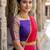 Beautiful South Indian Style Semi-Stitched Half Saree with Blouse and Dupatta for Women