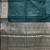 bottle green plain anchal zari border semi silk blend banarasi saree