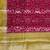 maroon & mustard contrast colour floral zari jaal chiniya silk blend banarasi saree