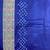 blue bandhani work bandhej banarasi saree