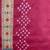 red bandhani work bandhej banarasi saree