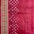 maroon bandhani work bandhej banarasi saree